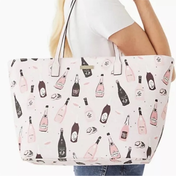 Kate Spade Champagne Margarita tote. NWT. Still have bag. Super cute!! - Picture 7 of 7